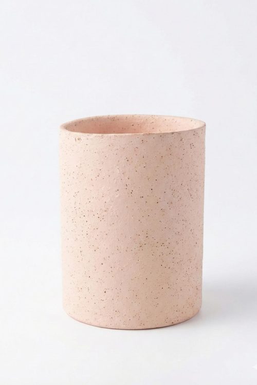 Benekli Silindir Stoneware Bisküvi Sürahi - 10 Adet