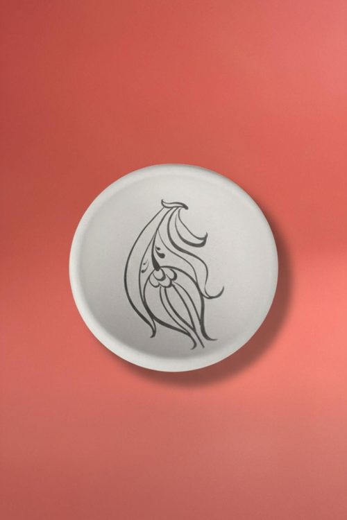 10'lu Set Desenli ve Formlu Seramik Bisküvi Kase - 5 cm Ham Seramik