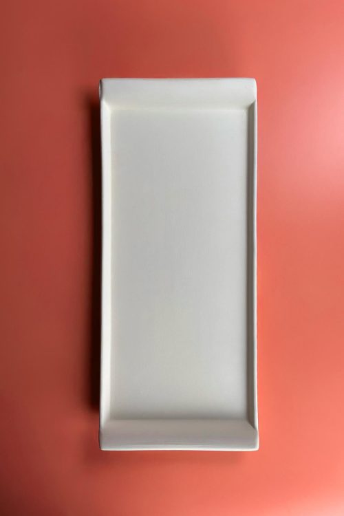 10'lu Kavisli Seramik Bisküvi Tepsi