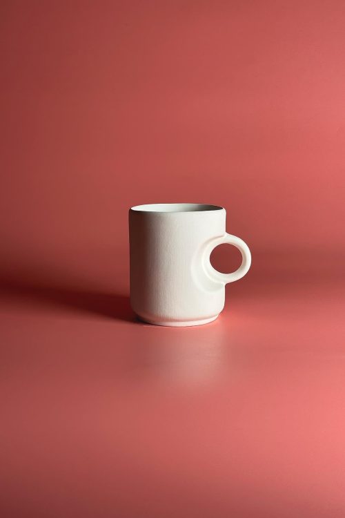 Happy Mug 10'lu Boyanabilir Seramik Bisküvi Kupa Seti