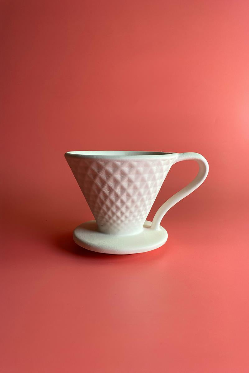 Prism V60 Seramik Kahve Demleme Dripper - 02 Numara - Bisque - 10 Adet