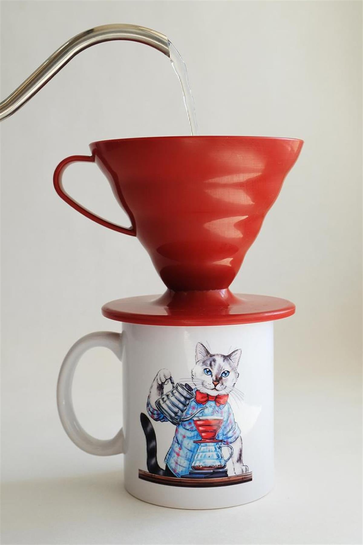 Prism V60 Seramik Kahve Demleme Dripper - 02 Numara - Bisque - 10 Adet - Görsel 8